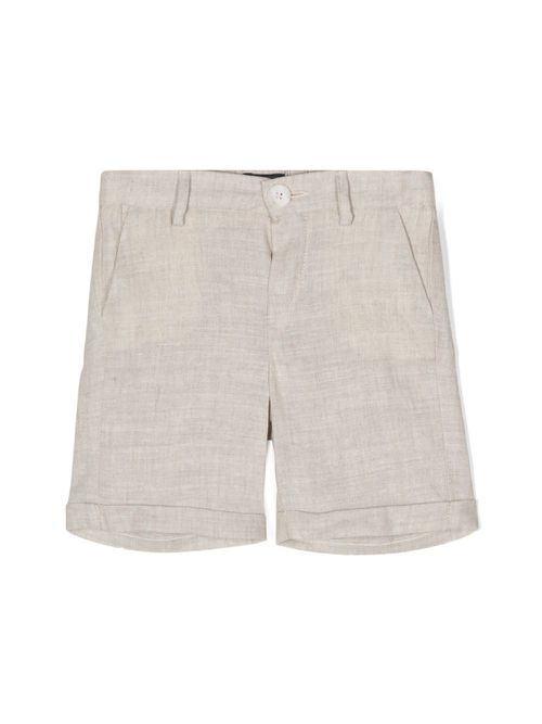 Chambray mélange shorts - Neutrals