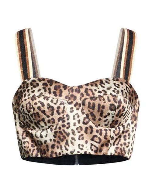 Woman Top Beige Size 8 Polyester