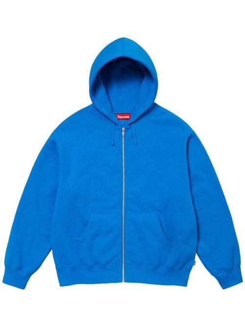 X Thrasher zip-up "Blue" hoodie