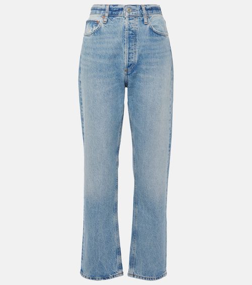 90's Pinch Waist high-rise straight jeans