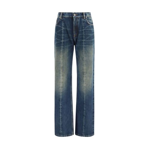 Distressed Stonewashed Jeans — Blue