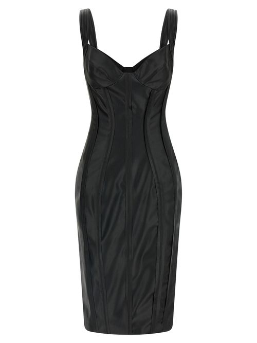 Corset Bustier Dress — Black