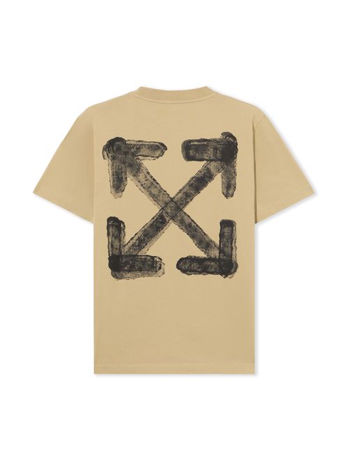 Spray Arrow T-shirt - Male T-shirts Creme Brulée