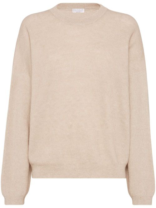Ribbed sweater - Neutrals