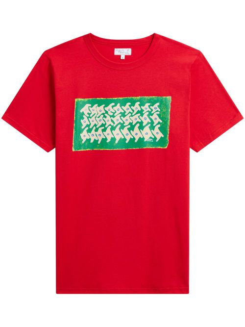X Anisio Couto Brando cotton T-shirt - Red