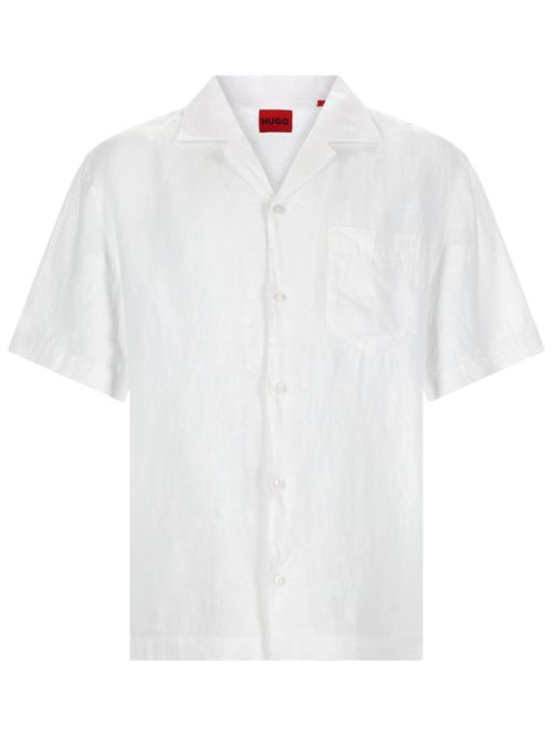 White Regular Solid Shirt