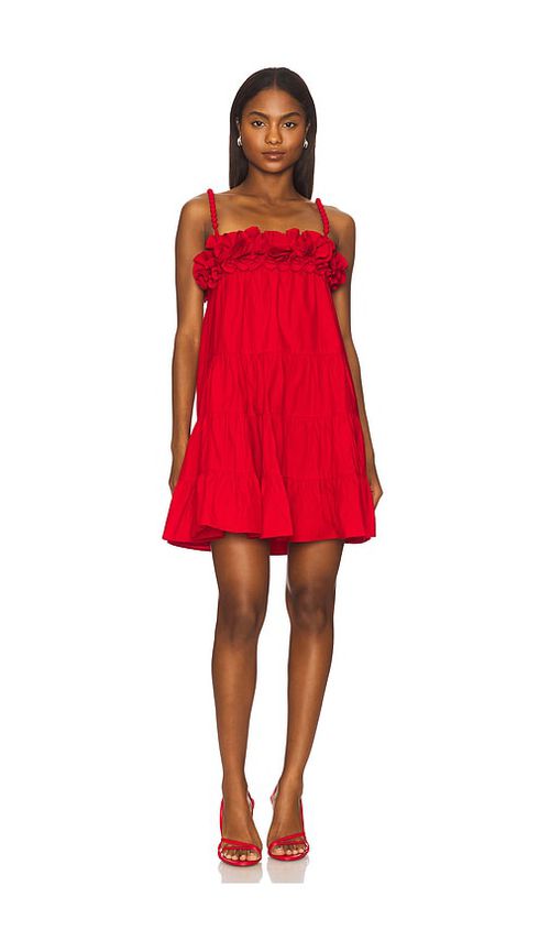 SAYLOR Carie Dress in Red. - L also in