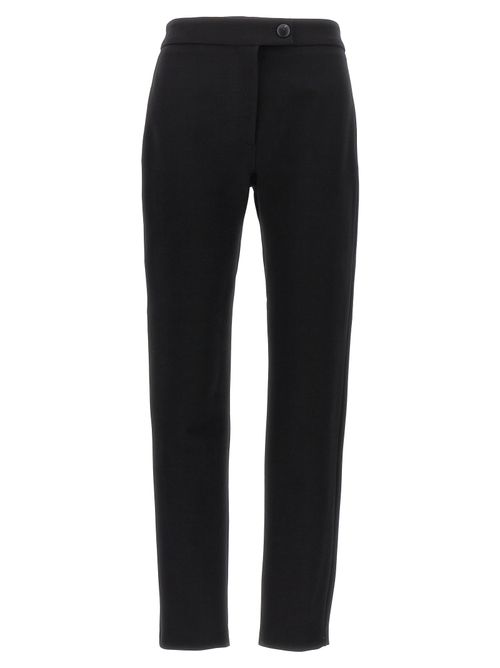 Stretch Wool Trousers — Black