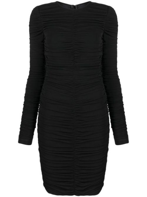 Ruched-effect dress