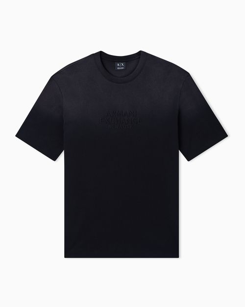 Regular Fit T-shirt in used effect jersey with logo