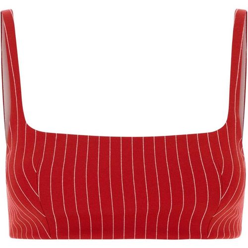 Oriane Embroidered Viscose Blend Crop Top