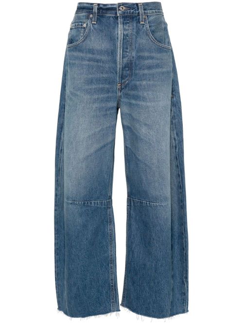Logo-patch jeans - Blue