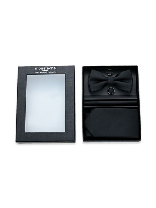 Lined tie set - Black