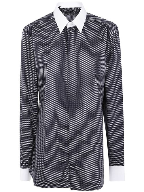 Cotton Printed Diamond Classic Fit Shirt