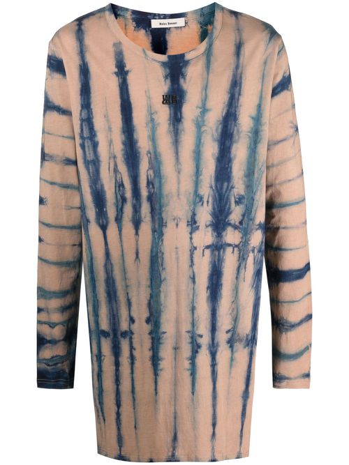 Oversized tie-dye T-shirt - Brown