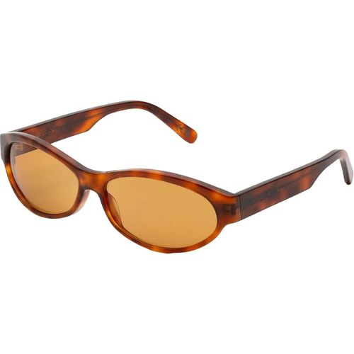 Marni Unisex Marni DYP Ouzoud Havana Sonnenbrillen Acetat Havanna Braun Geometrisch