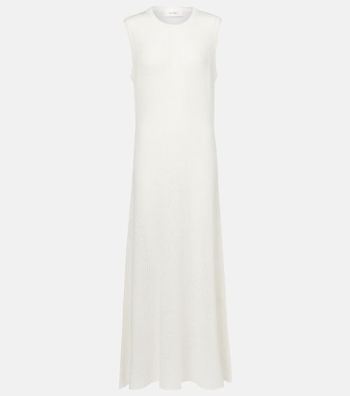 Madalena cashmere and silk maxi dress