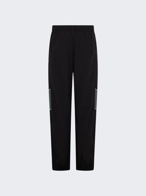 Panelled Trackpant Black Teal