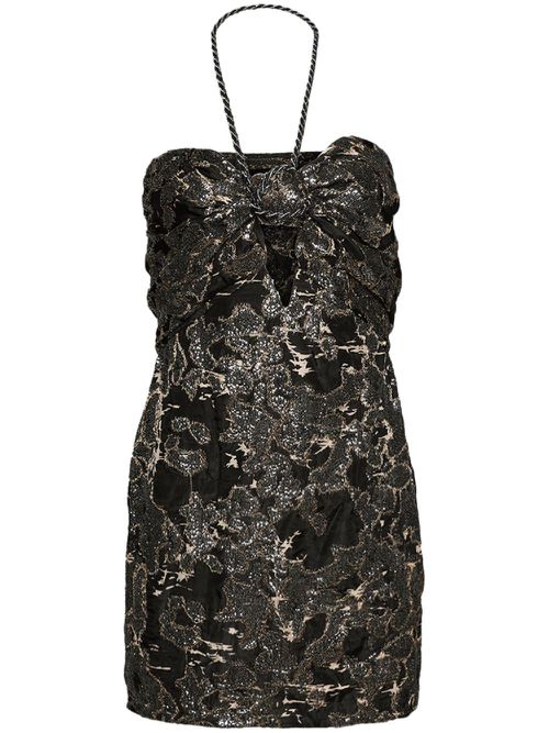 Distinguished Avardians silk minidress - Black