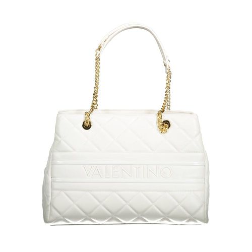 Mario Valentino White Polyurethane Women's Bag with Women's Handle