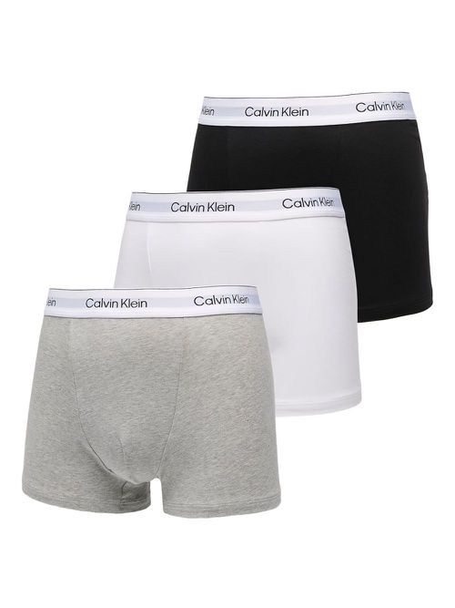 Cotton boxers (pack of three) - Grey