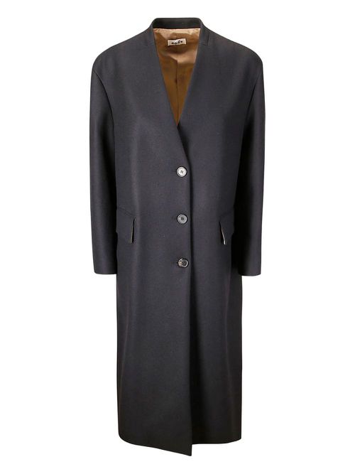 Alberto Biani wool coat - Black