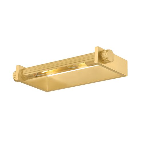 Aged Brass Picture Light from the Judd Collection