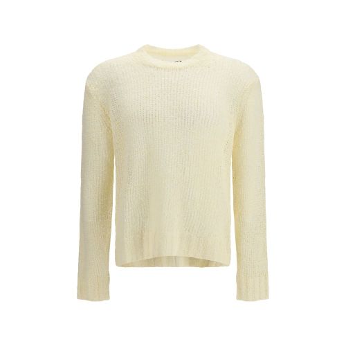Open Stitch Linen Sweater — Beige