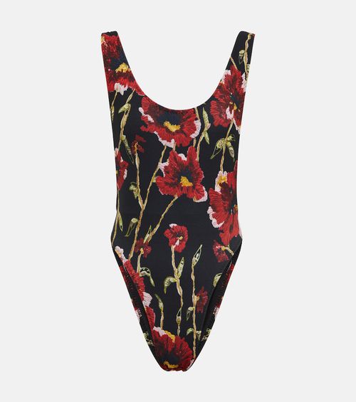 Norma Kamali Marissa floral swimsuit