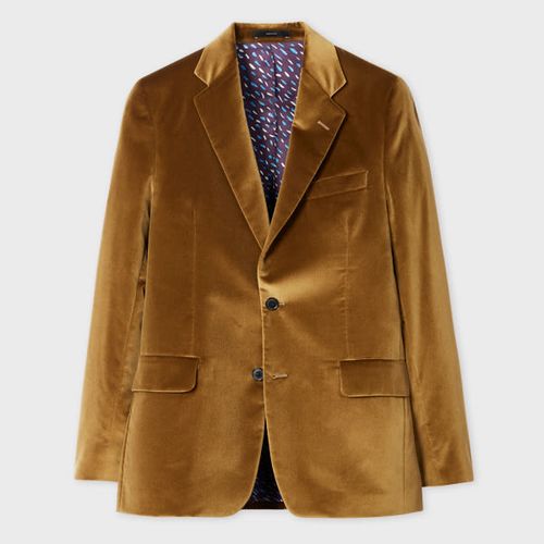 The Brierley - Khaki Green Velvet Blazer