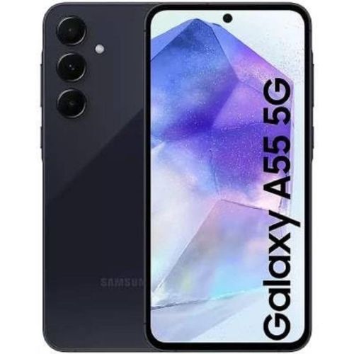Samsung Galaxy A55 128Gb 5G Sim Free Awesome Navy Smartphone In Dark Navy