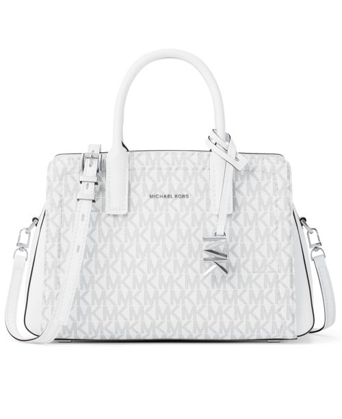 Laila Extra Small Signature Logo Crossbody Bag - Optic/Allum