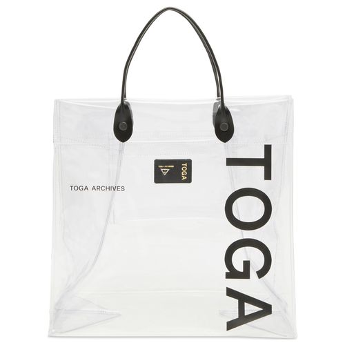TOGA Logo Tote Bag PVC Clear