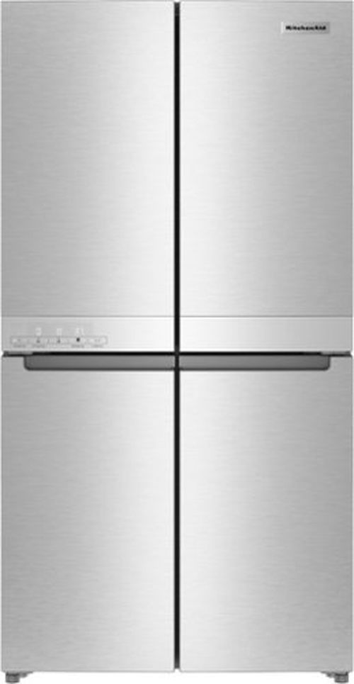 19.4 Cu. Ft. Bottom-Freezer 4-Door French Door Refrigerator - Stainless Steel