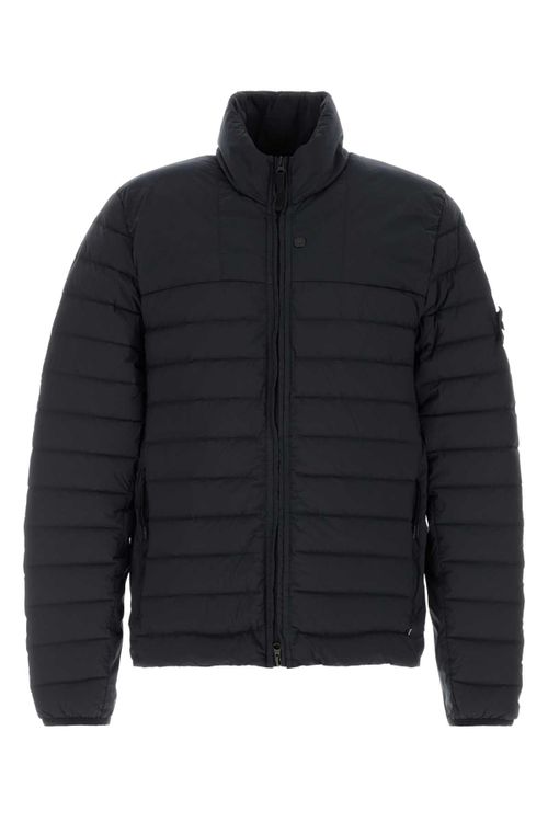 Stretch Nylon Down Jacket — Navy