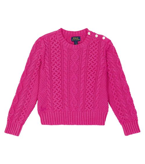 Polo Ralph Lauren Kids Cable-knit cotton sweater