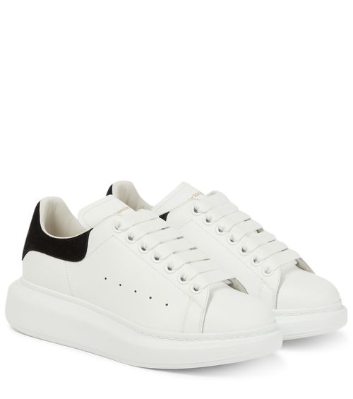 McQueen Oversized leather sneakers
