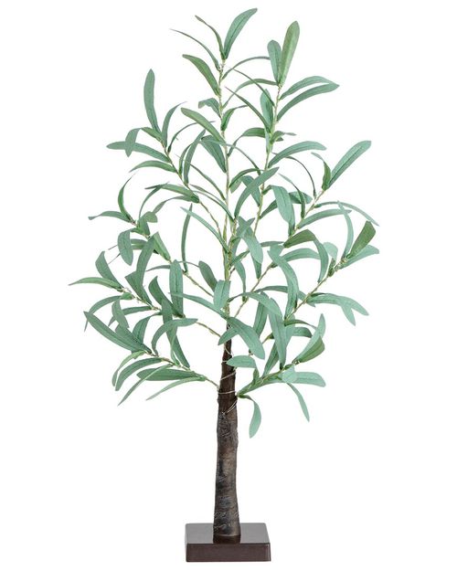 2ft Lighted Artificial Olive Tree with 60 Warm White LED Lights