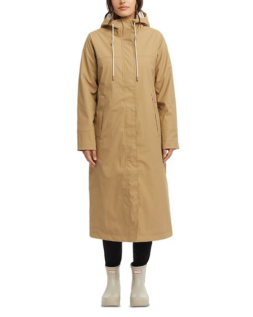 Sammy Rubberized Long Padded Raincoat