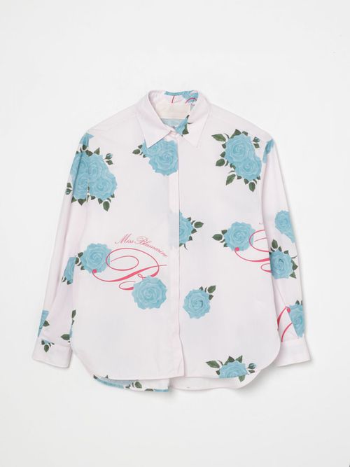 Shirt MISS BLUMARINE Kids color Teal
