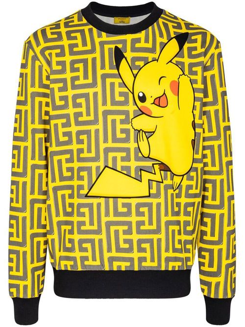 X Pokémon printed sweatshirt - Black