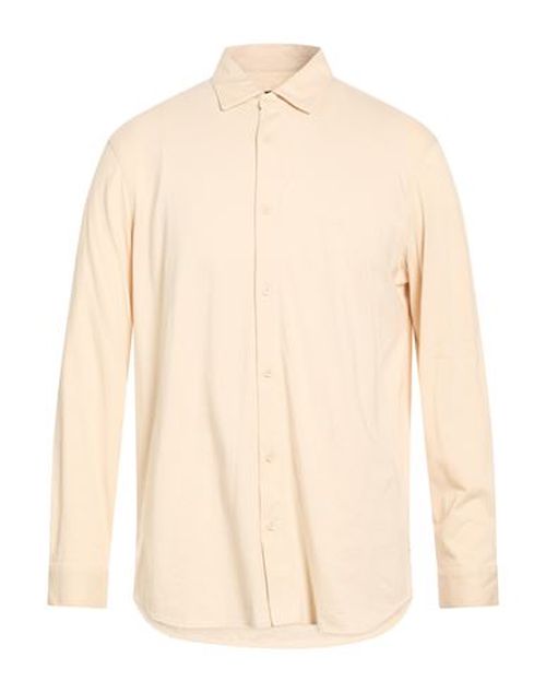 Man Shirt Beige Size L Cotton