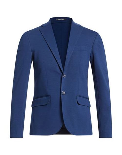 Man Blazer Navy Size 46 Cotton, Nylon, Elastane