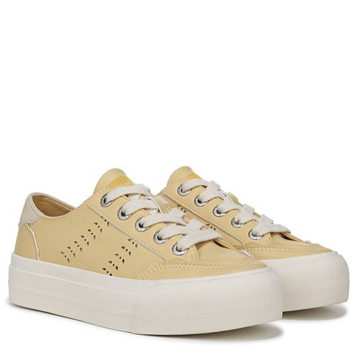 Women's Shade Platform Sneakers (Yellow Faux Leather)
