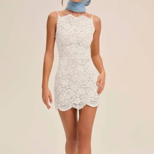 Lakeside Mini Dress In White