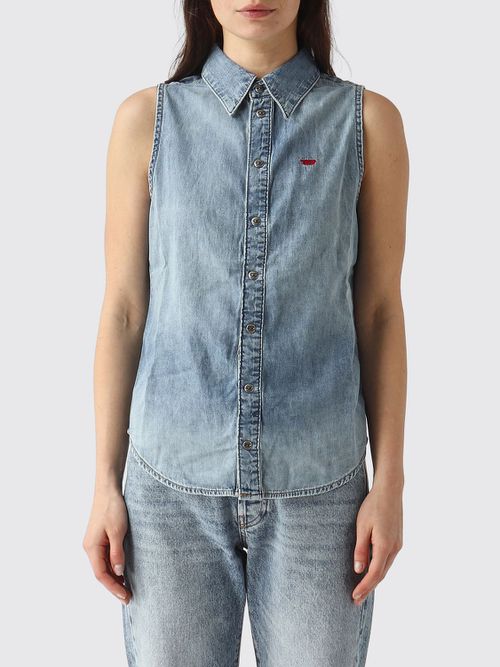 Shirt Woman color Denim