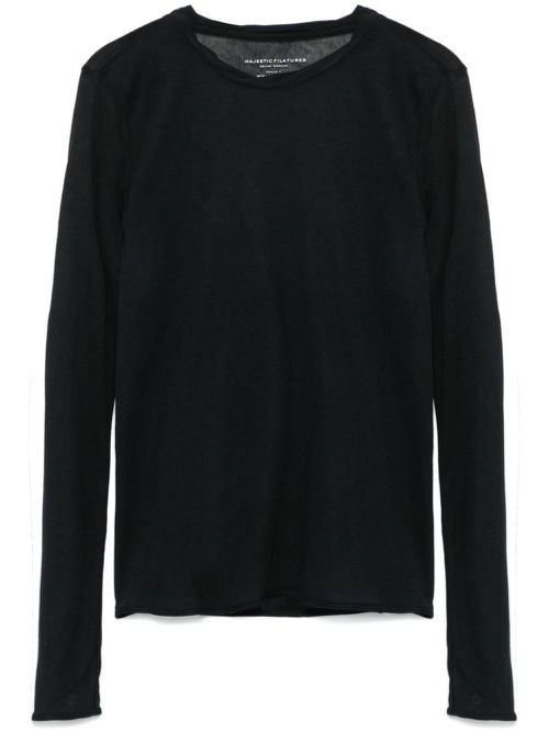 Crew-neck T-shirt - Black