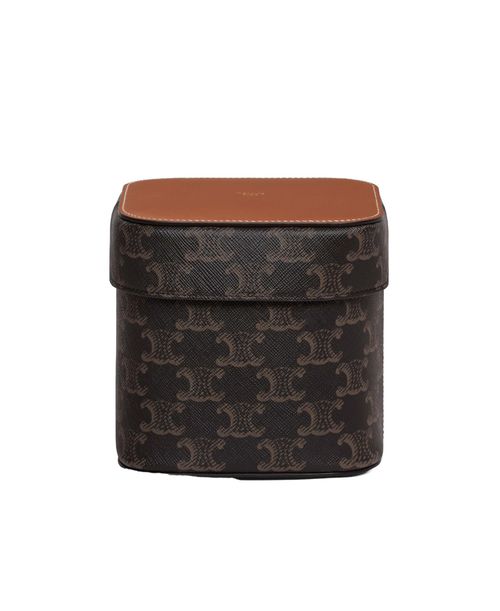 Medium Box in Triomphe Canvas and Calfskin