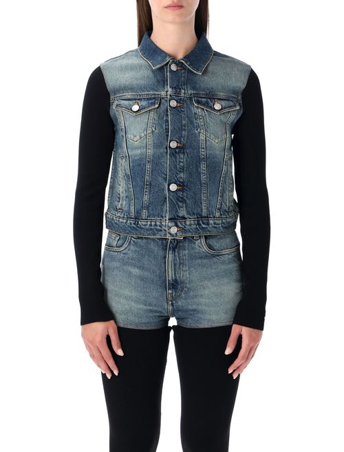 Hybrid Denim-knit Jacket