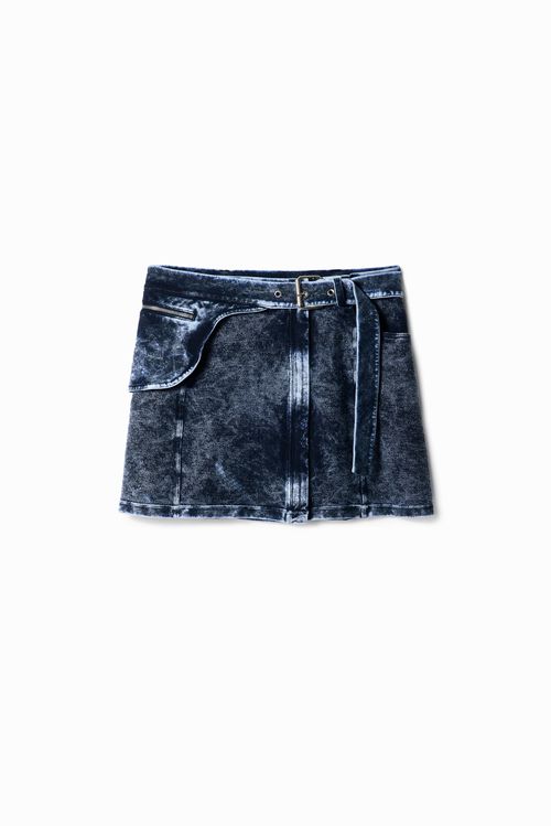 Nathy Peluso bum-bag mini skirt